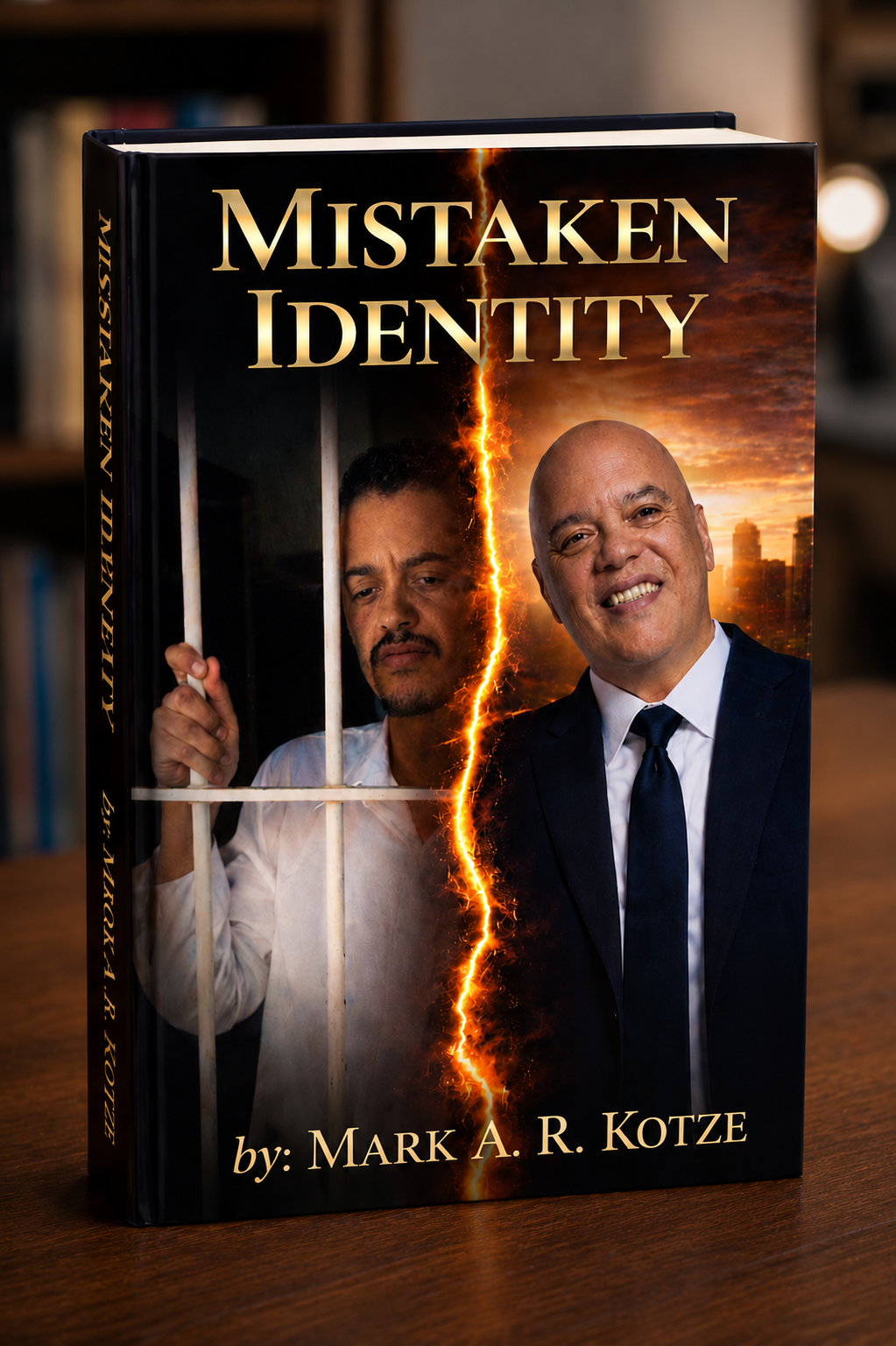Mistaken Identity by Mark A. R. Kotze — book mockup